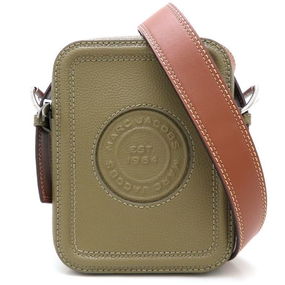 MARC JACOBS Signet Stitch Frame Crossbody Bag H135L01RE21, Leather Shoulder B... - Picture 1 of 9